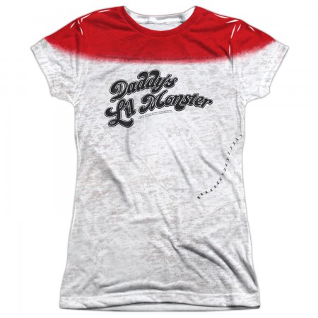 Suicide Squad Harley Quinn Daddy's Little Monster Women's Sublimated Shirt